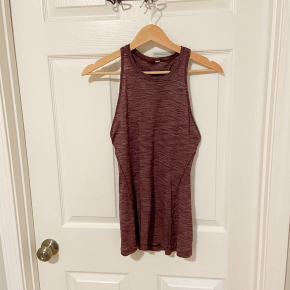 Lululemon &go Everywhere Tank Heathered Bordeaux Drama - Picture 5 of 8